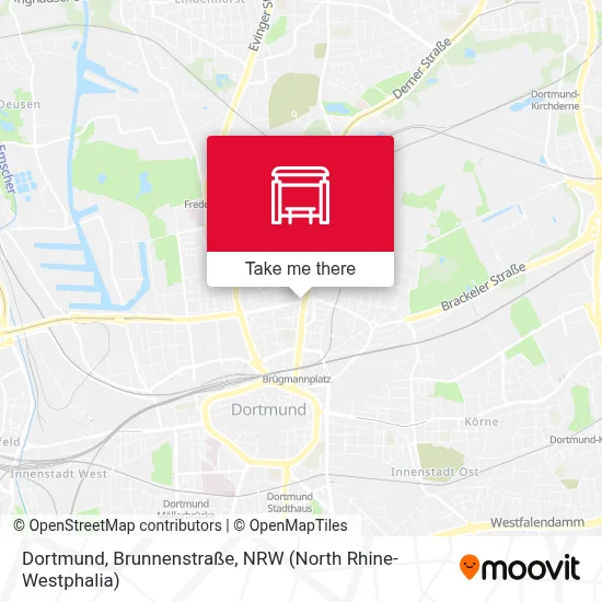 Dortmund, Brunnenstraße map