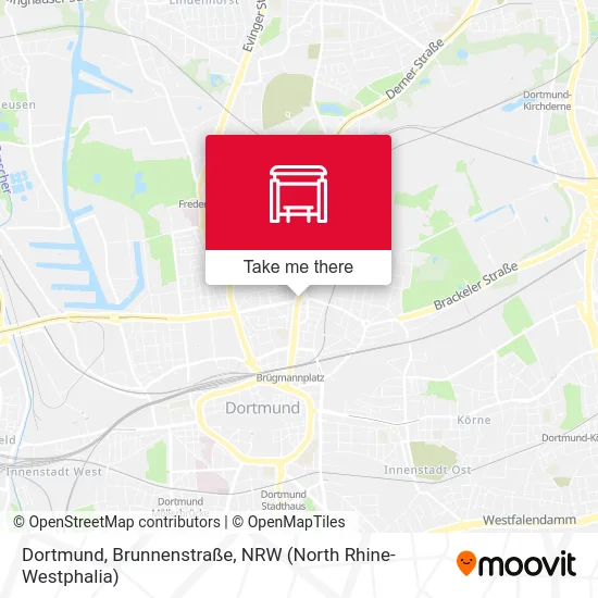 Dortmund, Brunnenstraße map