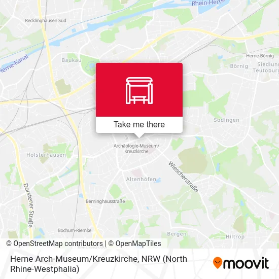 Herne Arch-Museum/Kreuzkirche map