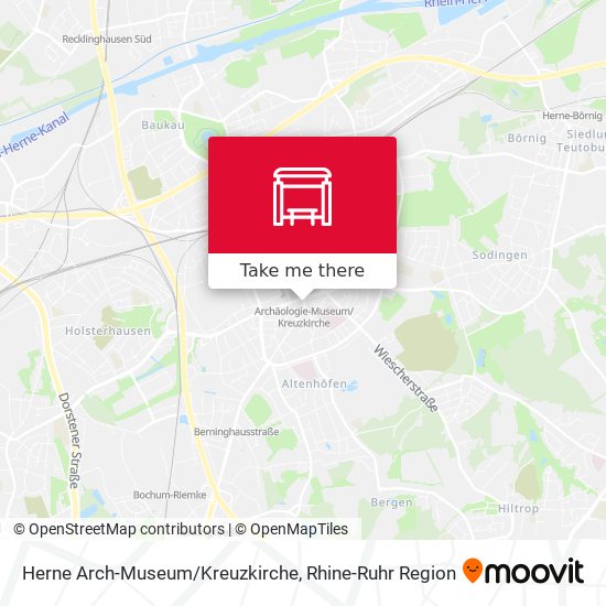 Herne Arch-Museum/Kreuzkirche map