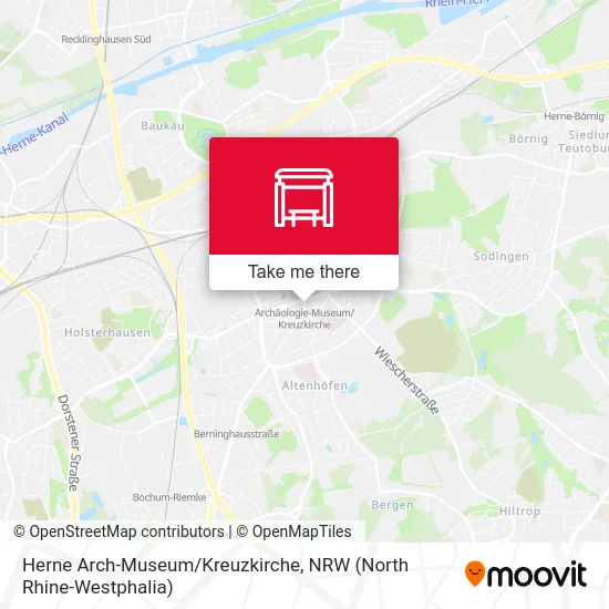 Herne Arch-Museum/Kreuzkirche map