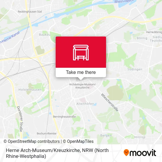 Herne Arch-Museum/Kreuzkirche map