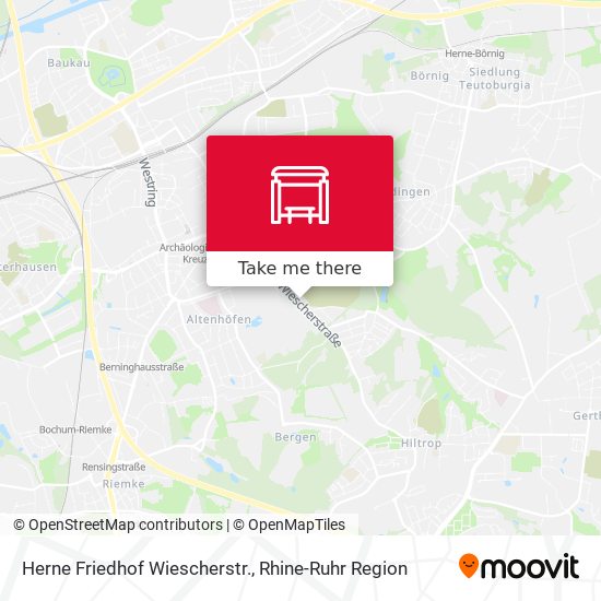 Herne Friedhof Wiescherstr. map