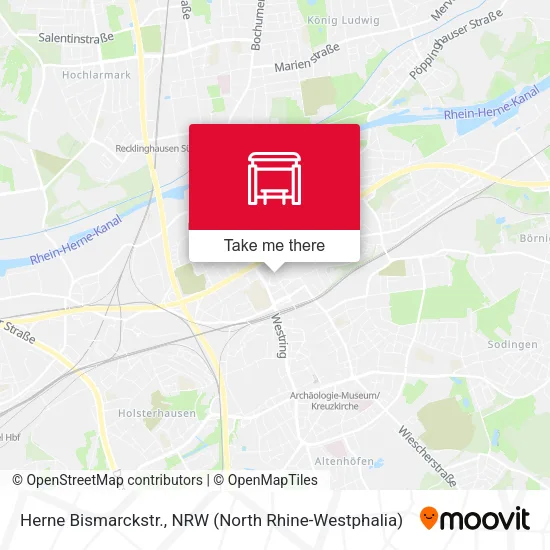 Карта Herne Bismarckstr.