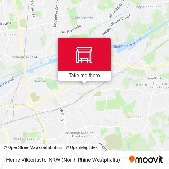 Карта Herne Viktoriastr.