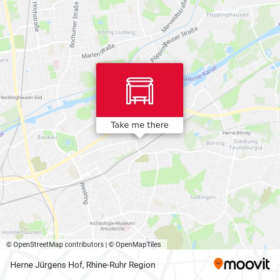 Herne Jürgens Hof map