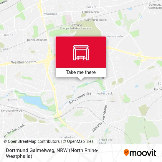 Dortmund Galmeiweg map