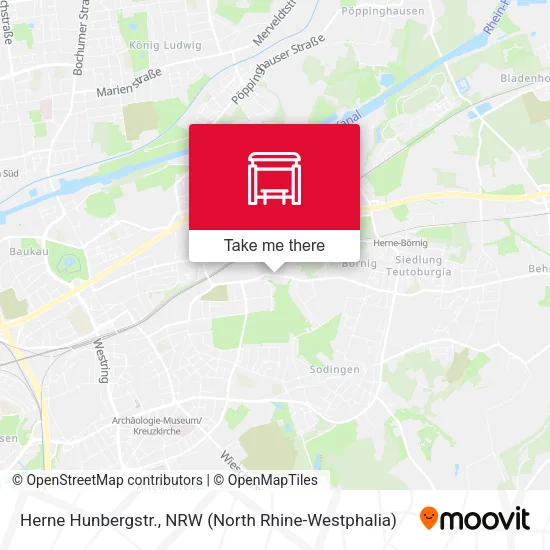 Карта Herne Hunbergstr.