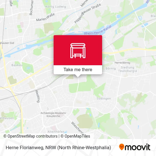 Herne Florianweg map