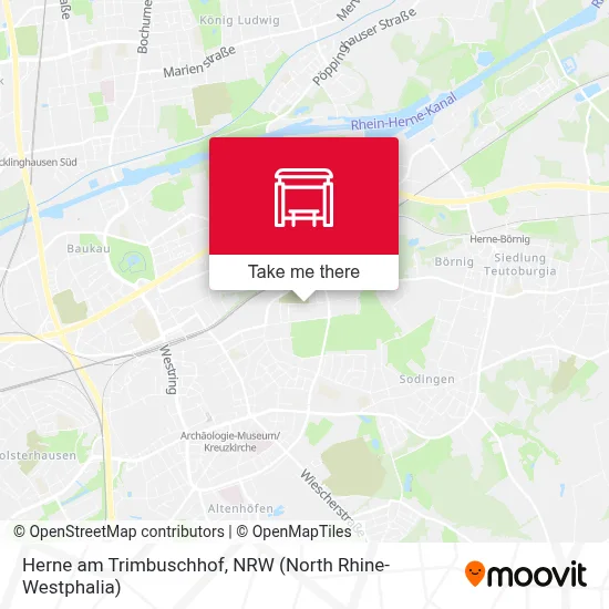 Herne am Trimbuschhof map