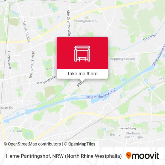 Herne Pantringshof map