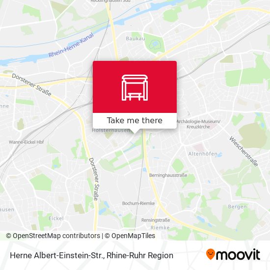 Herne Albert-Einstein-Str. map