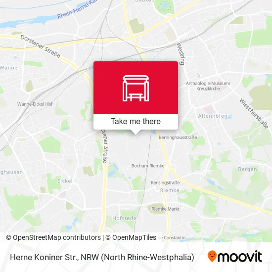 Карта Herne Koniner Str.