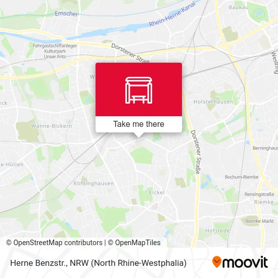 Herne Benzstr. map