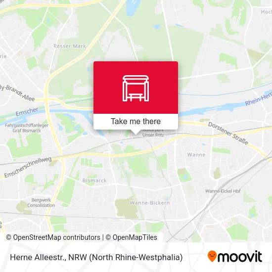 Карта Herne Alleestr.