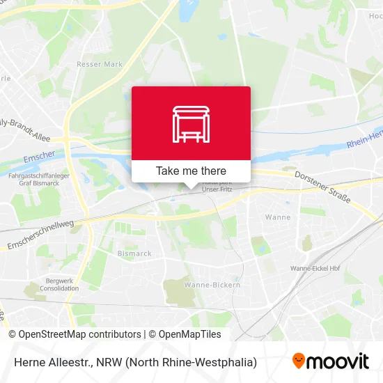 Карта Herne Alleestr.