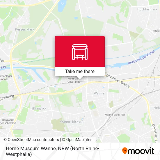 Herne Museum Wanne map