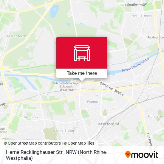 Herne Recklinghauser Str. map