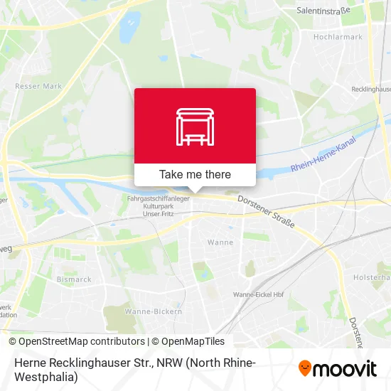 Карта Herne Recklinghauser Str.