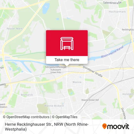 Карта Herne Recklinghauser Str.