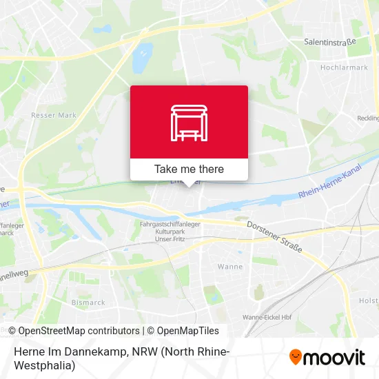 Карта Herne Im Dannekamp