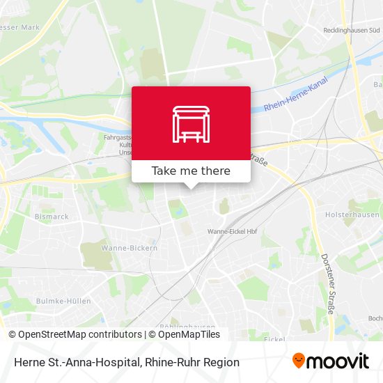 Herne St.-Anna-Hospital map