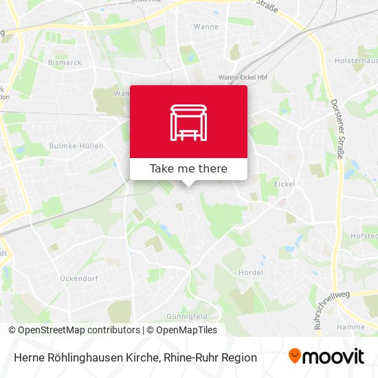 Herne Röhlinghausen Kirche map