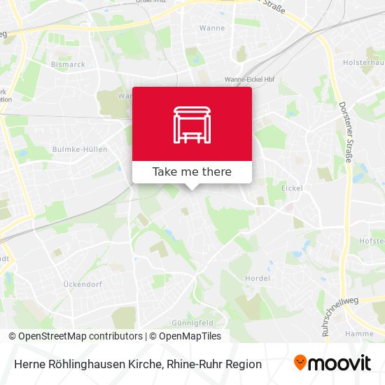 Herne Röhlinghausen Kirche map