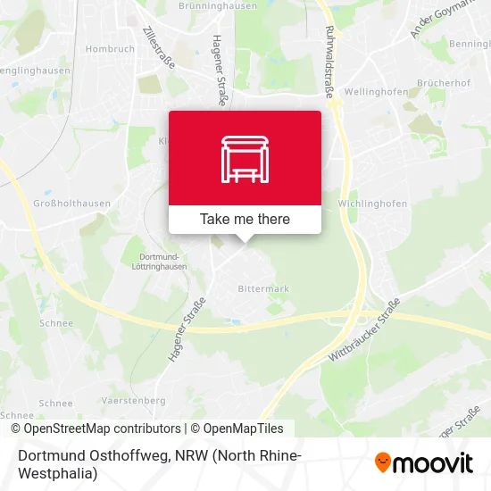 Dortmund Osthoffweg map