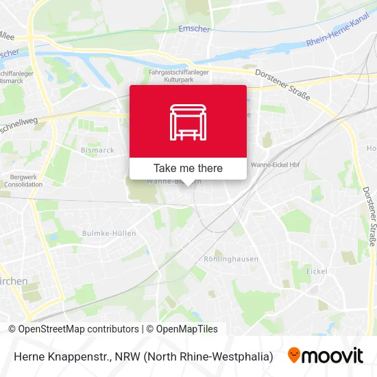 Карта Herne Knappenstr.