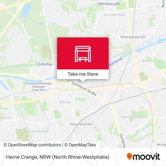 Карта Herne Crange