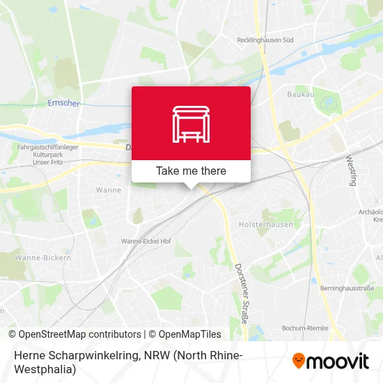 Herne Scharpwinkelring map