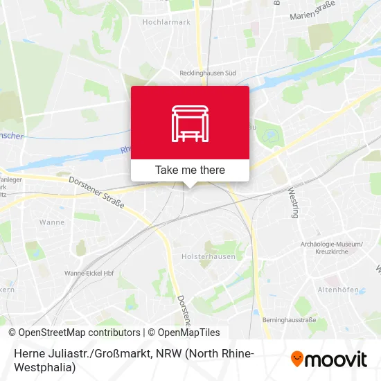 Карта Herne Juliastr./Großmarkt