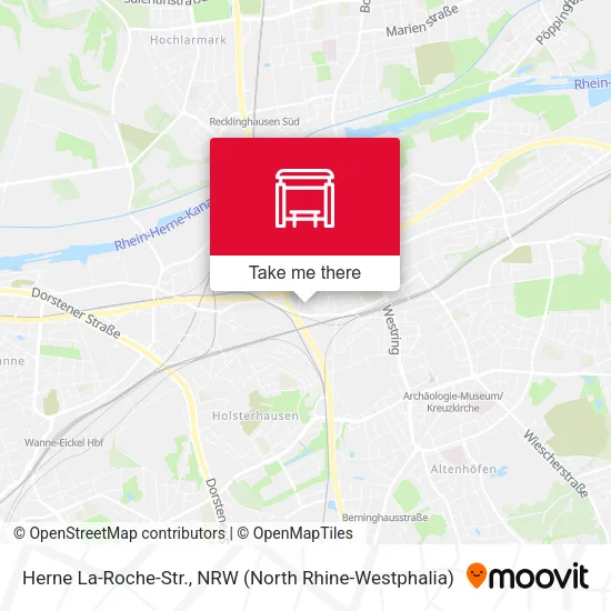 Карта Herne La-Roche-Str.