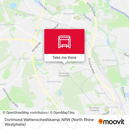 Карта Dortmund Wattenscheidskamp