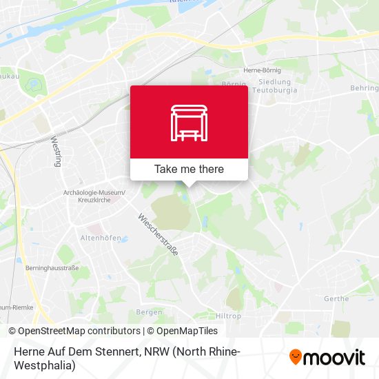 Herne Auf Dem Stennert map