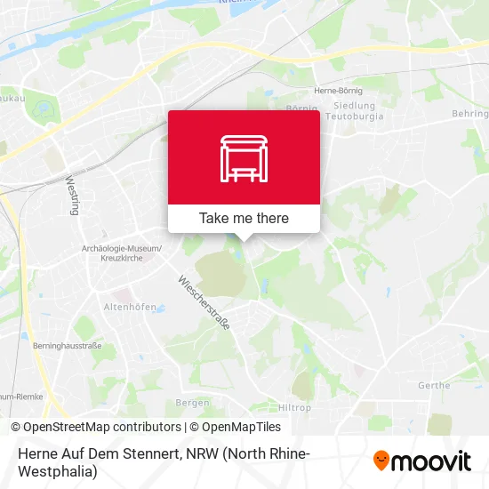 Карта Herne Auf Dem Stennert