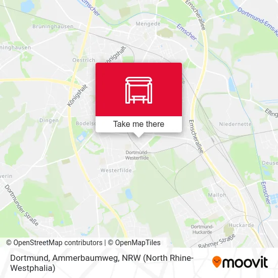 Dortmund, Ammerbaumweg map