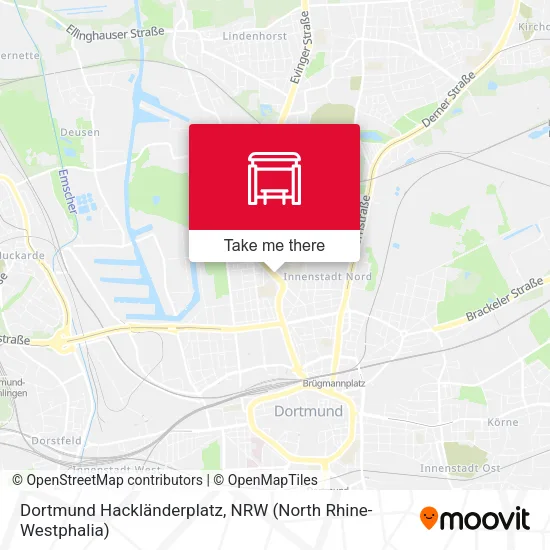 Карта Dortmund Hackländerplatz