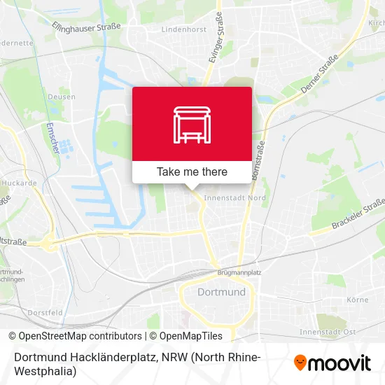Карта Dortmund Hackländerplatz