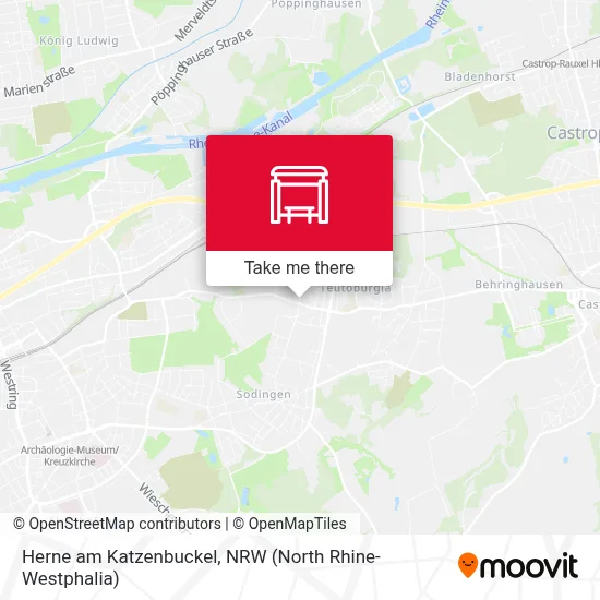 Herne am Katzenbuckel map