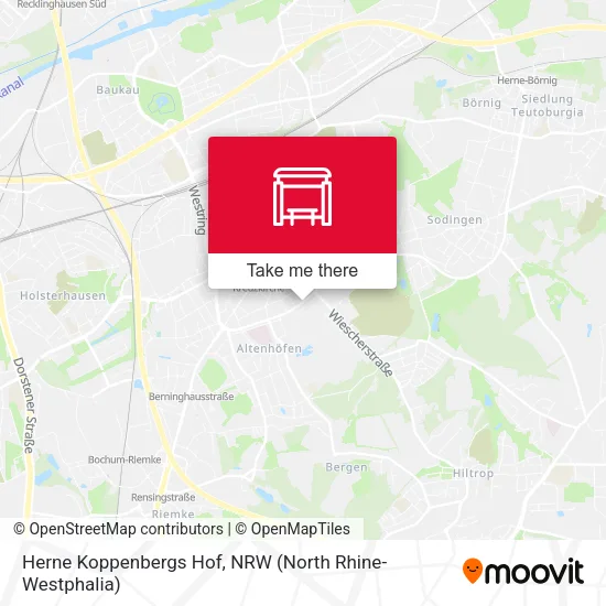 Карта Herne Koppenbergs Hof