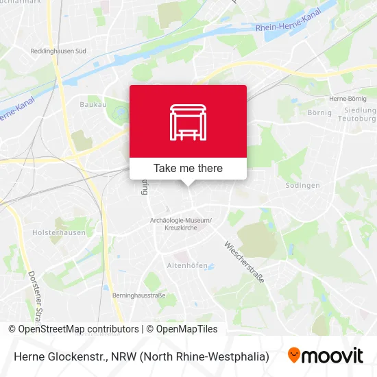 Herne Glockenstr. map