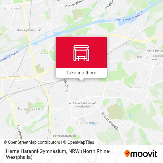 Herne Haranni-Gymnasium map