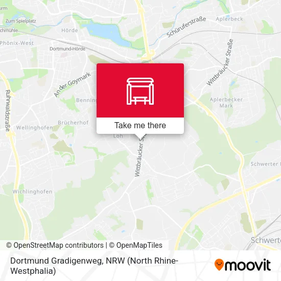 Карта Dortmund Gradigenweg