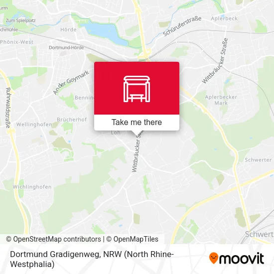 Карта Dortmund Gradigenweg