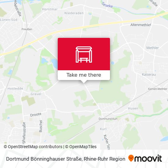 Dortmund Bönninghauser Straße map