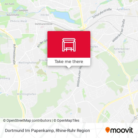 Dortmund Im Papenkamp map