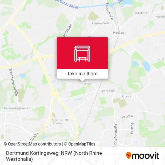 Dortmund Körtingsweg map