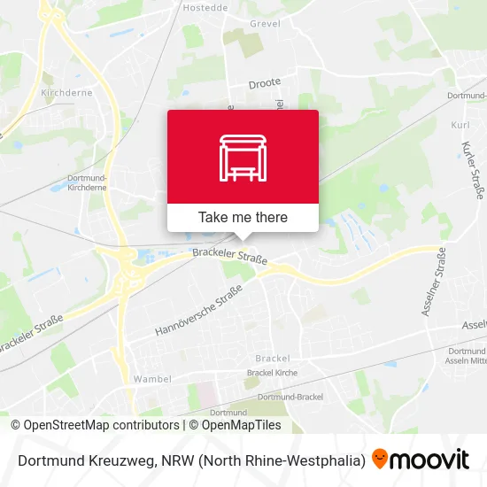 Dortmund Kreuzweg map